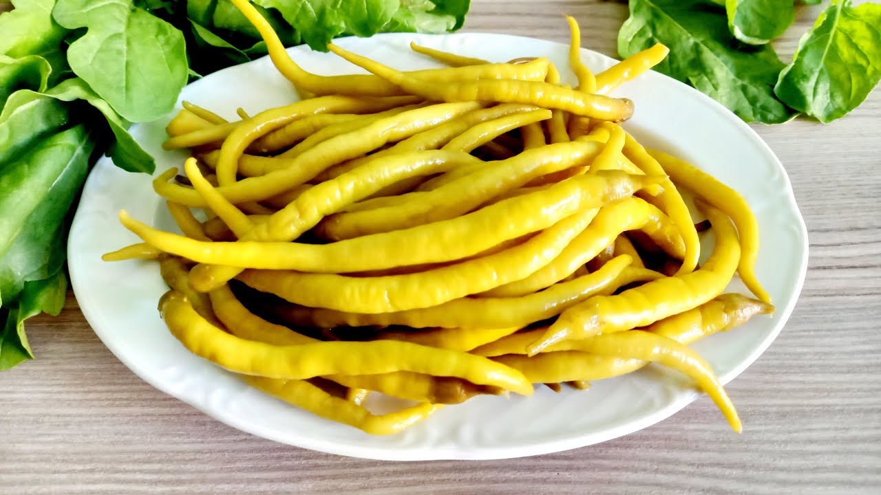 Tatlı Kıl Biber Turşusu